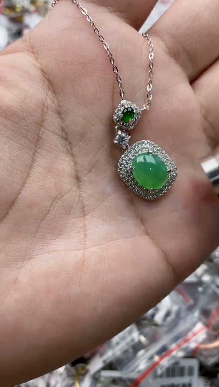 【闪购商品】翡翠戒指银S925镶嵌11111---6