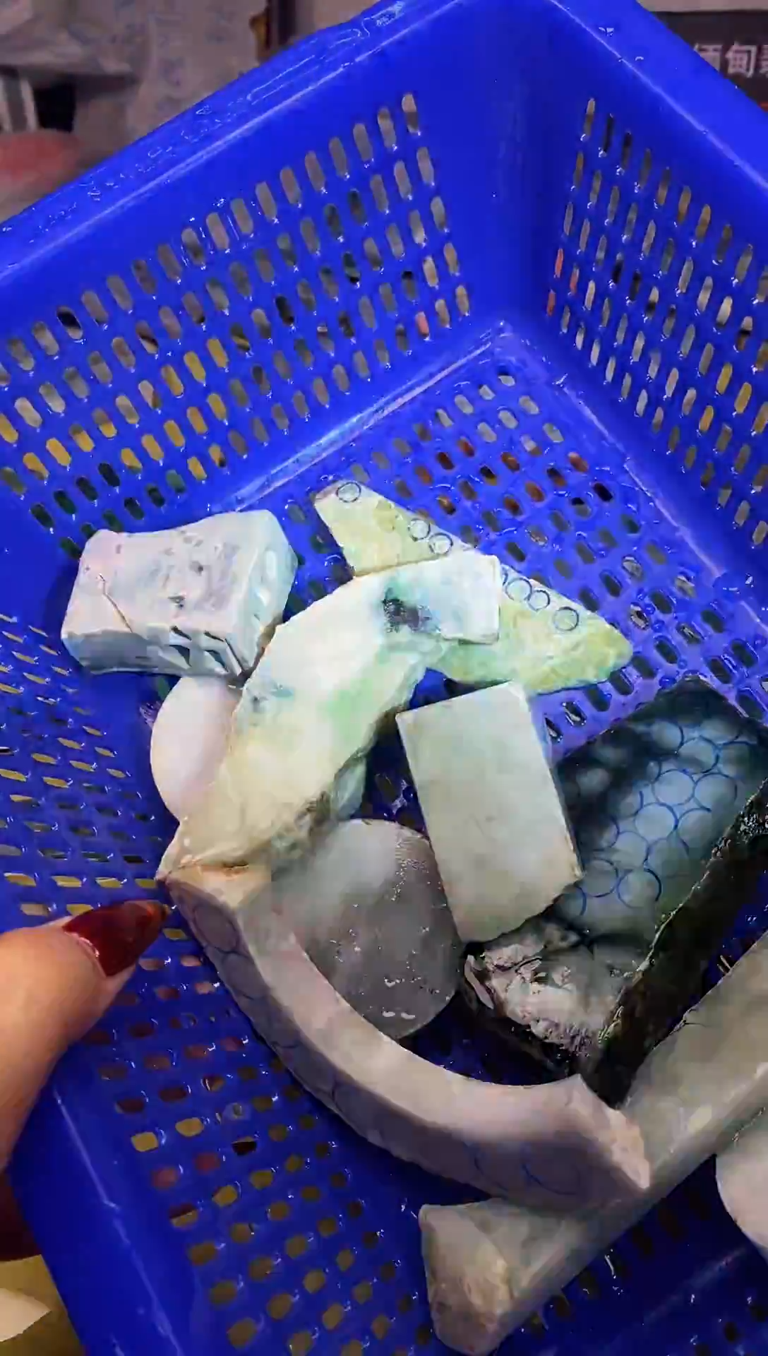 散珠翡翠天然缅甸翡翠A货028