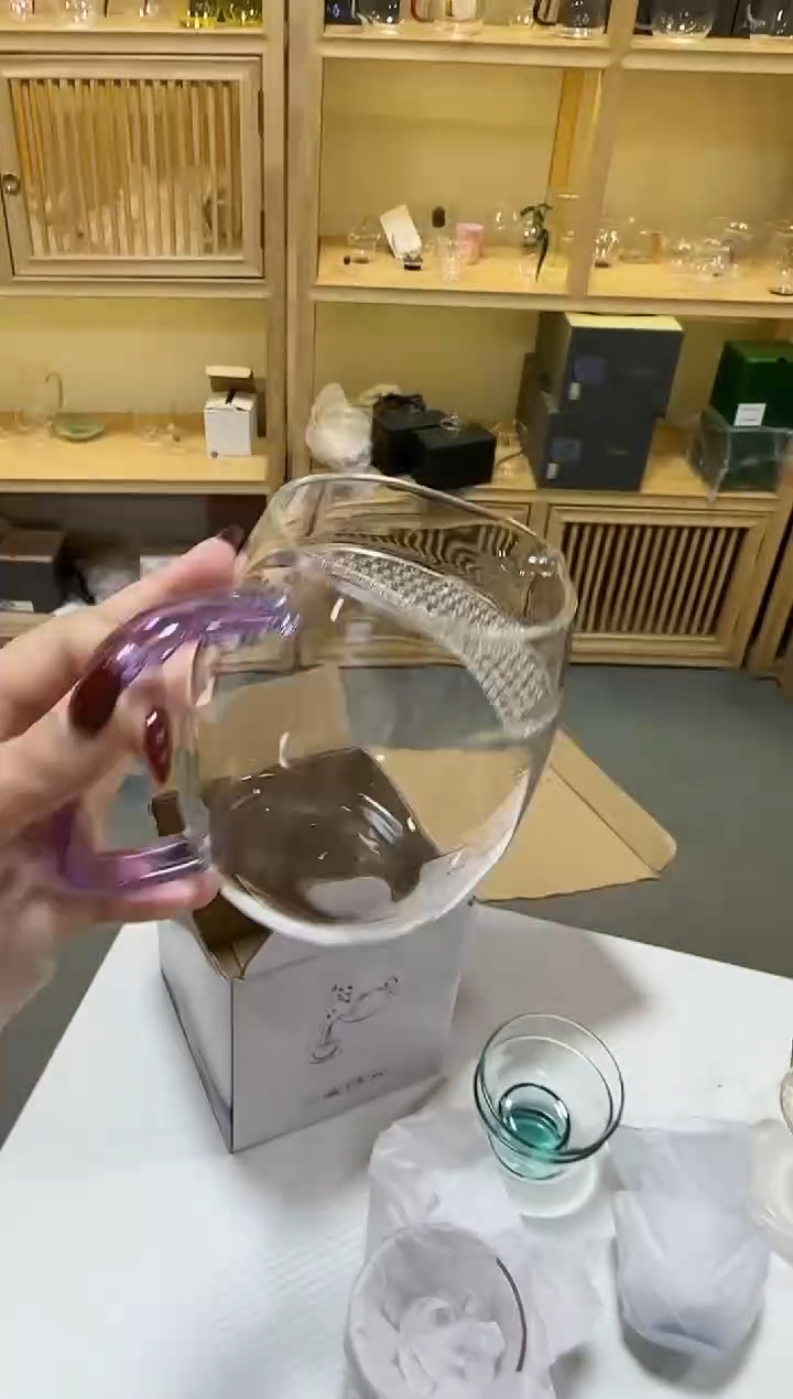 【闪购商品】紫色煮茶器高硼硅956
