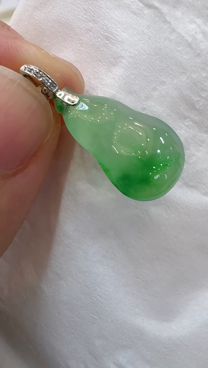 【闪购商品】翡翠吊坠(不含链)18K金镶嵌多样性团购发一件
