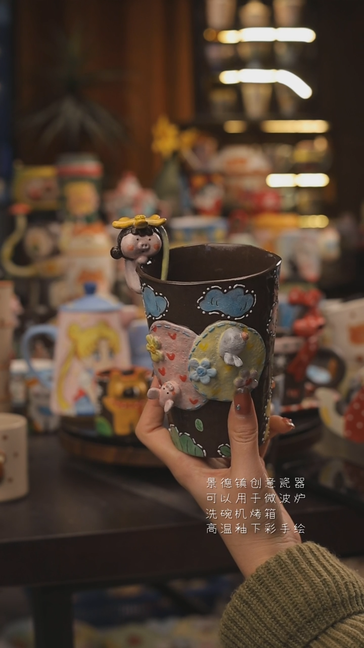 景德镇釉下彩绘设计师款式陶瓷