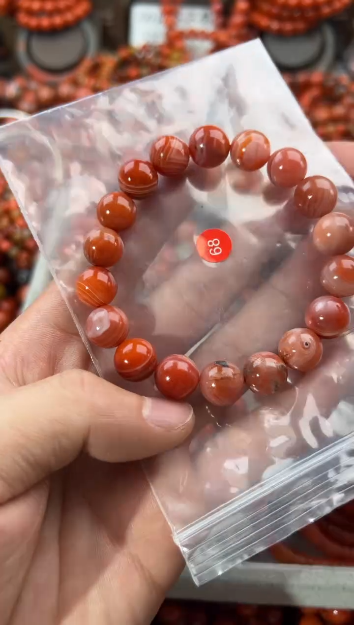 未镶嵌手串南红玛瑙11