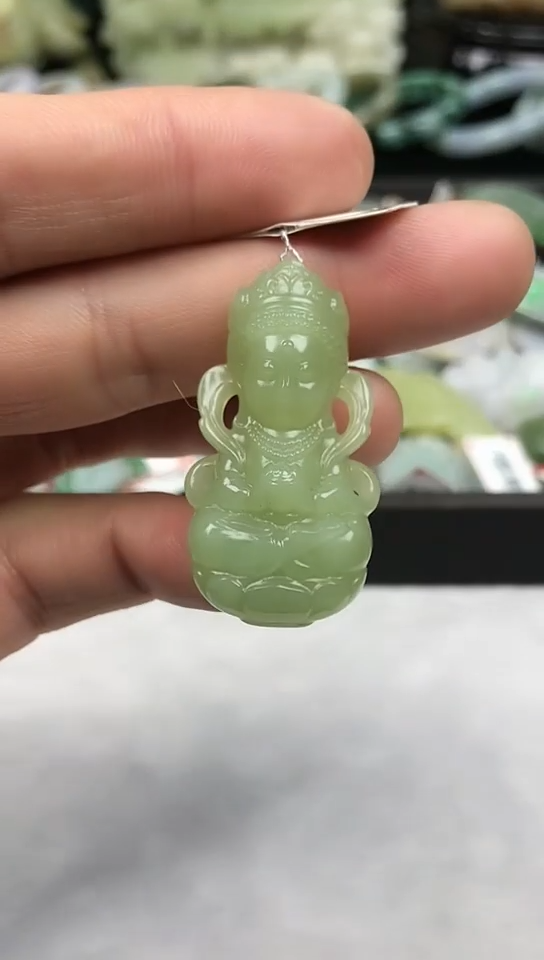 【闪购商品】和田玉吊坠(赠链)未镶嵌度母