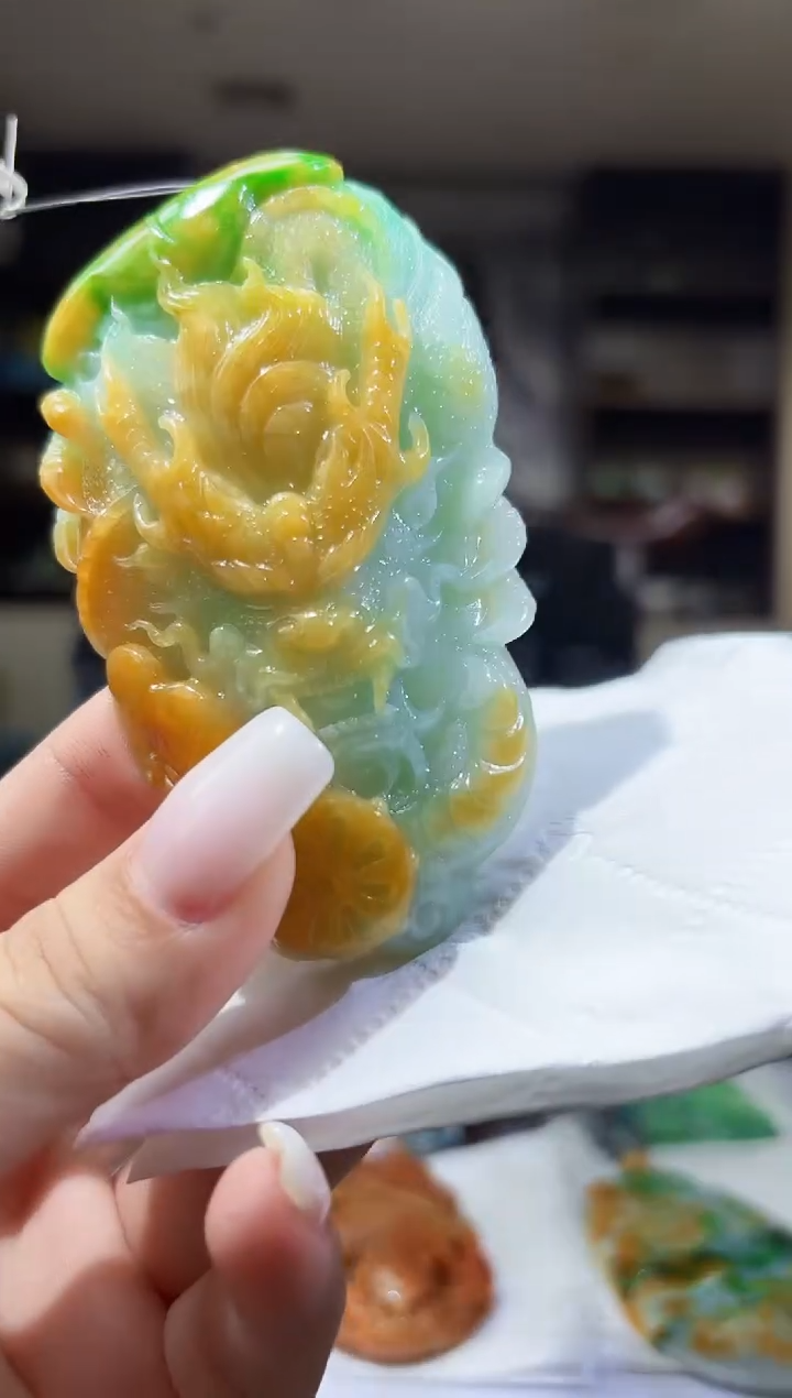 未镶嵌定制翡翠17/1106/C/龙