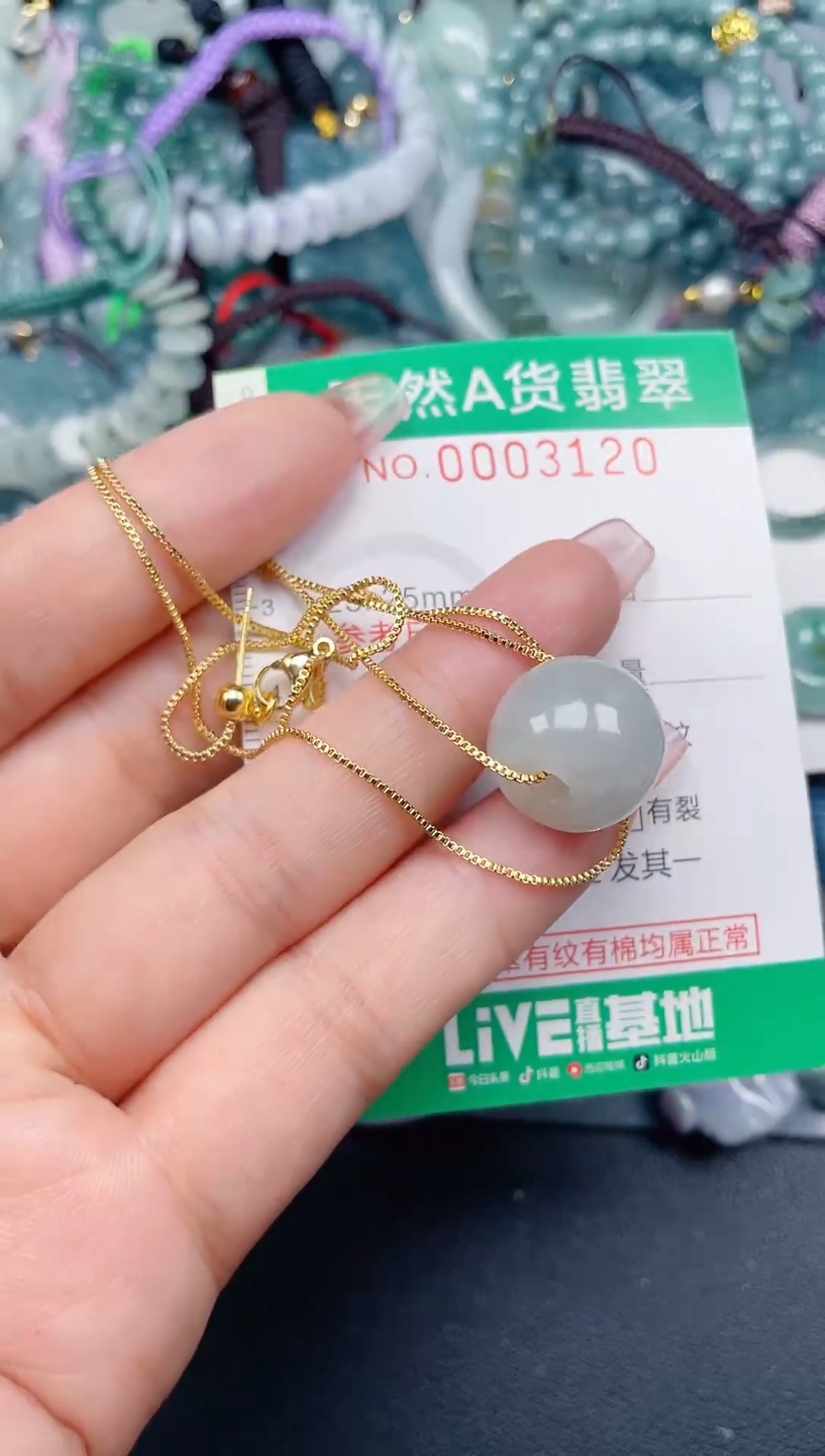 颈饰未镶嵌翡翠.0003120