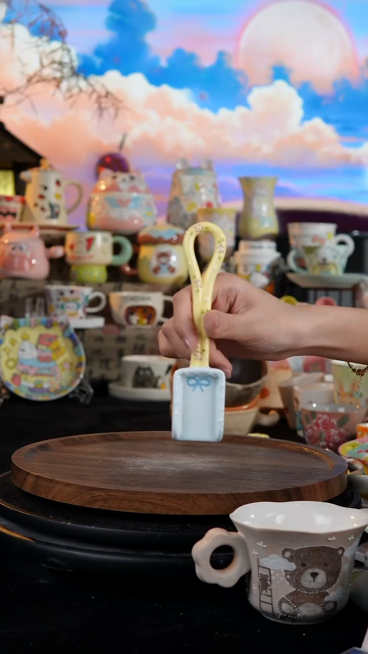 陶瓷便携款手工手绘景德镇陶瓷
