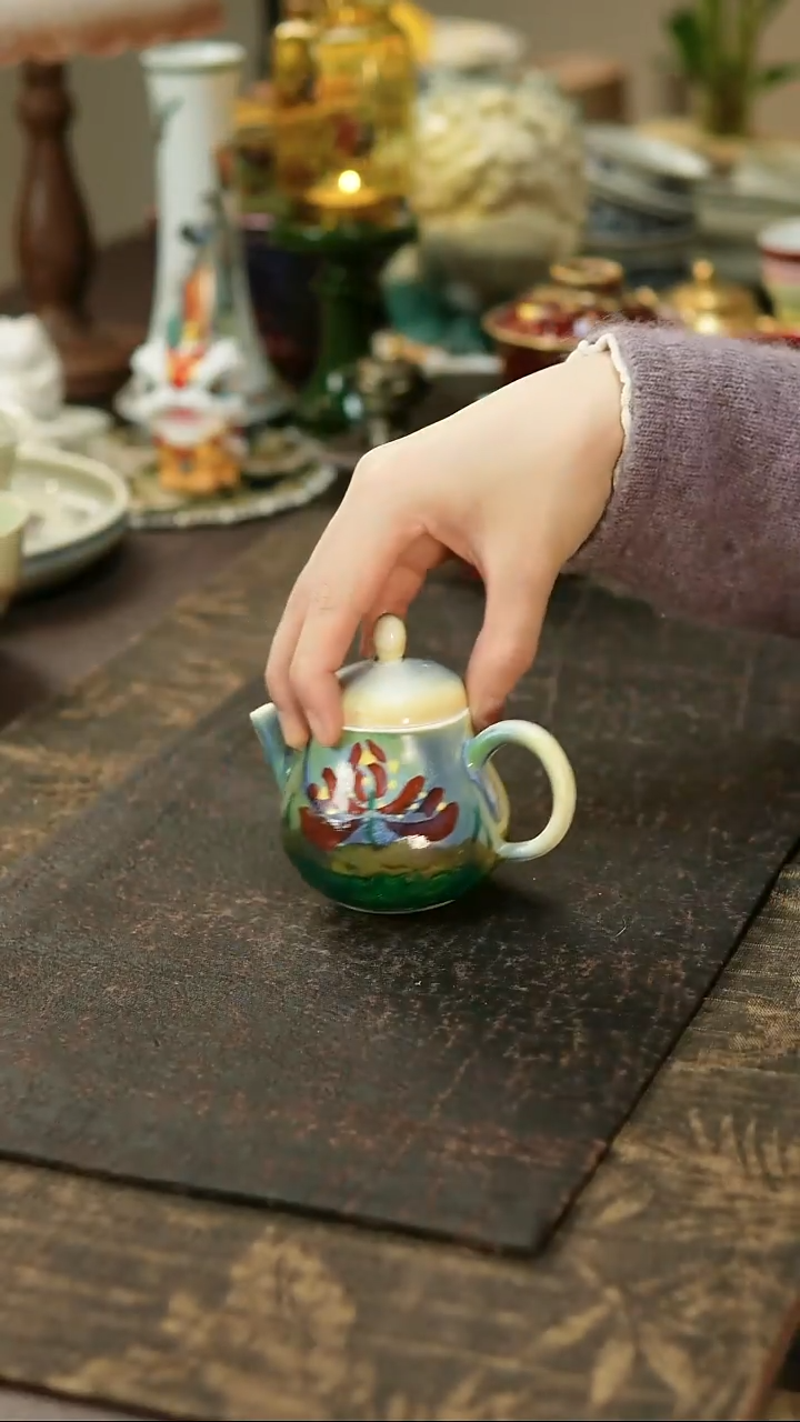 景德镇陶瓷杯碗柴烧多人