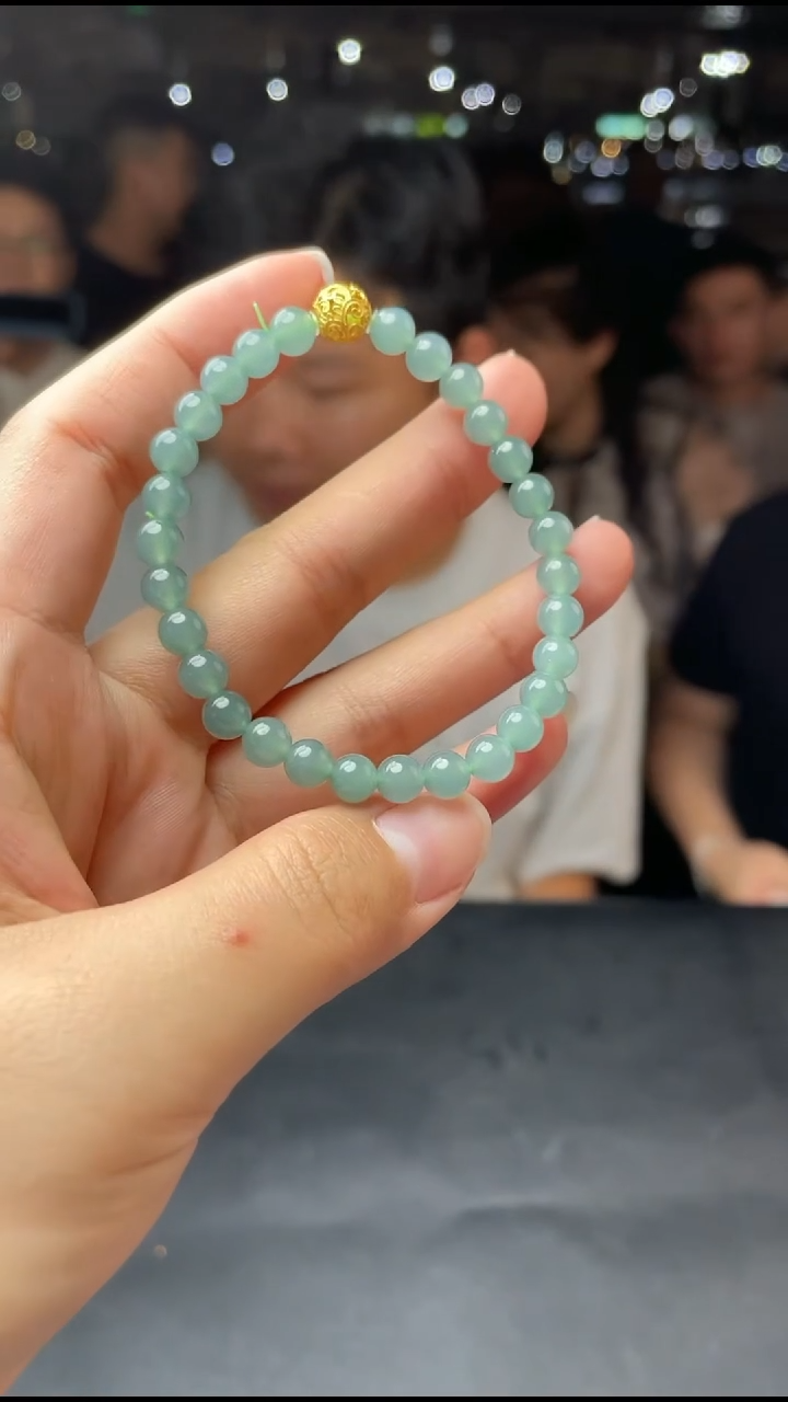 未镶嵌手串翡翠39715T15-3N03-多样性/发一件-卡5+