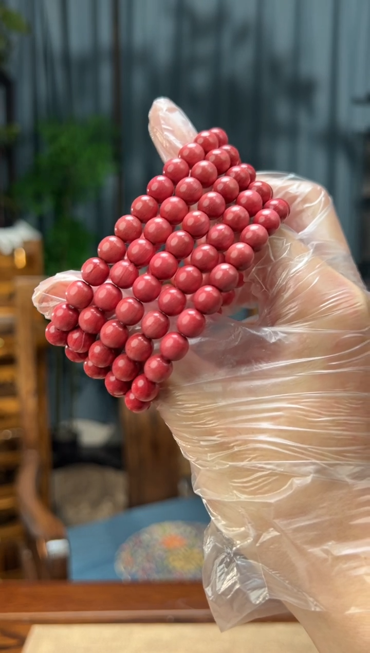 非洲檀香手串/手链粉象木7.7*7.7手串