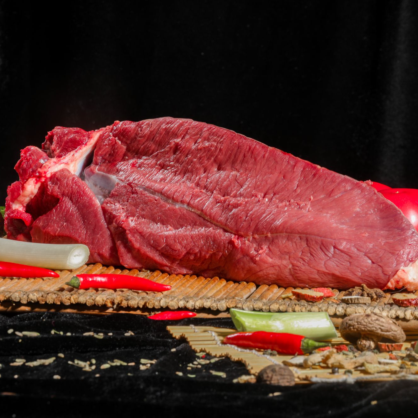 大块肉 宁夏清真六盘山黄牛肉 生鲜冷链空运包邮