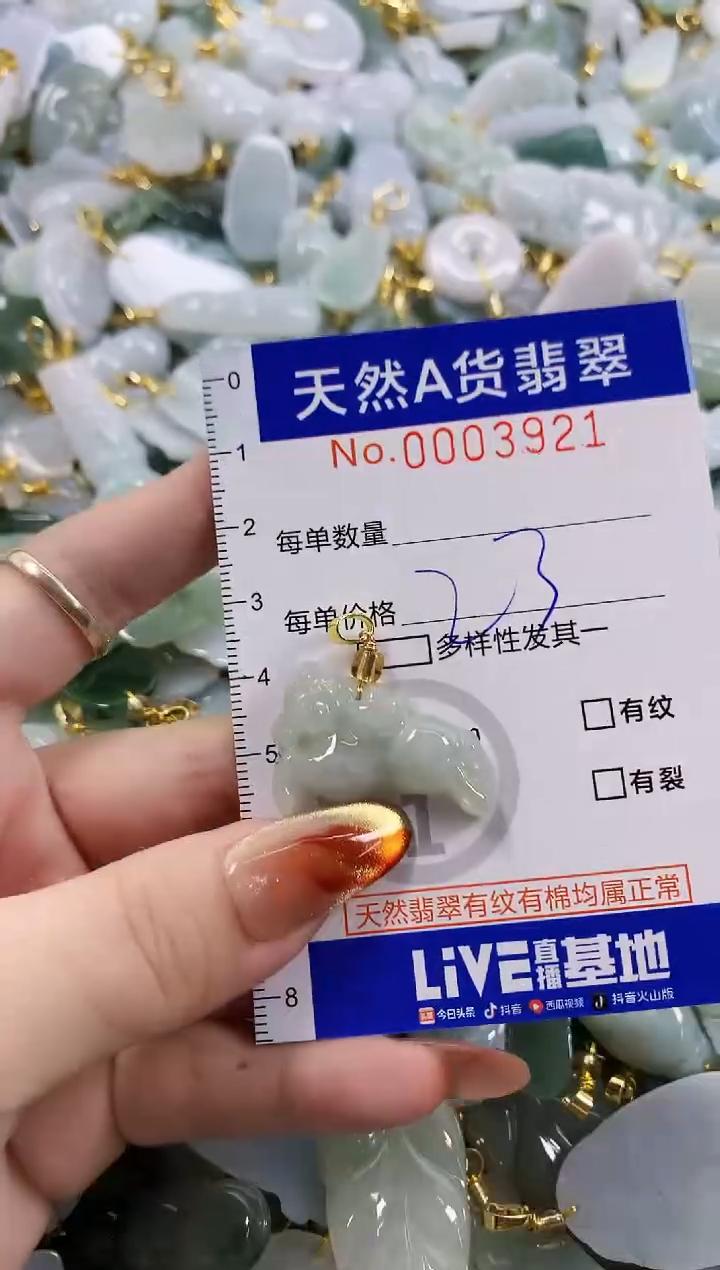 颈饰未镶嵌翡翠天然A货翡翠