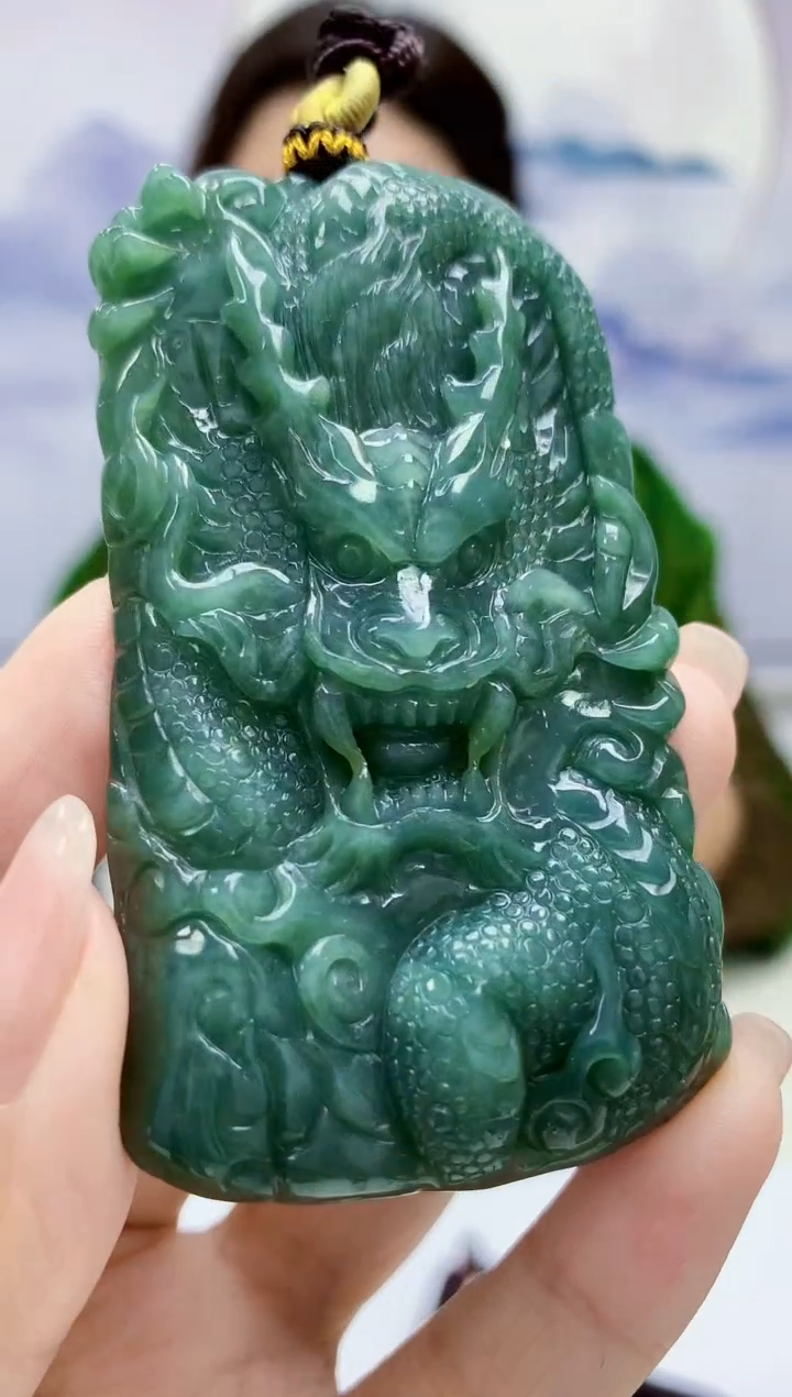 【闪购商品】定制翡翠未镶嵌4829-kk-毛货挂件14