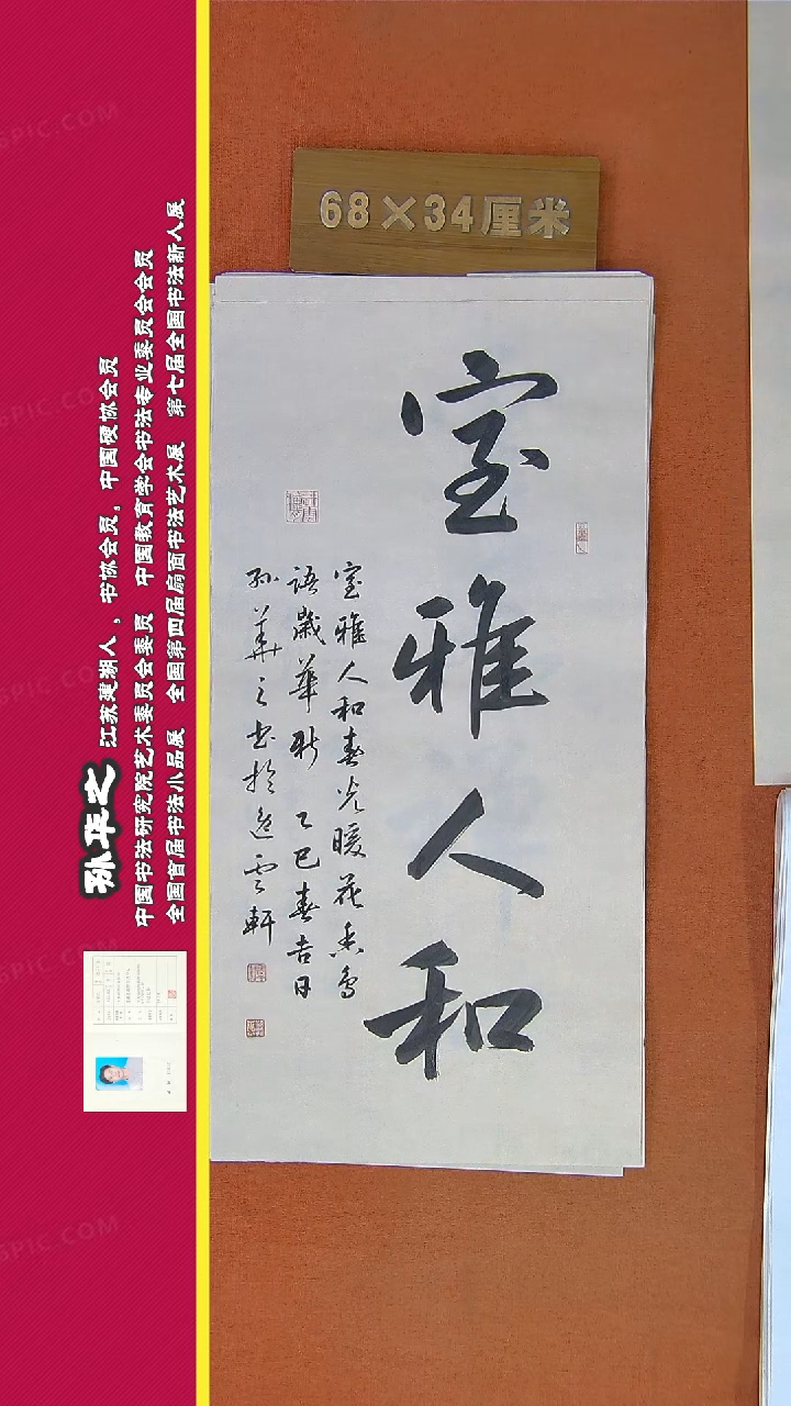 【闪购商品】书法251a孙华之书法作品