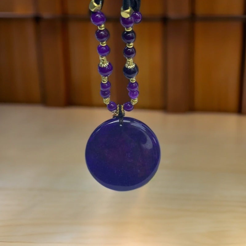 【大喜儿】星空花苏圆牌吊坠-QW1593多样性发一