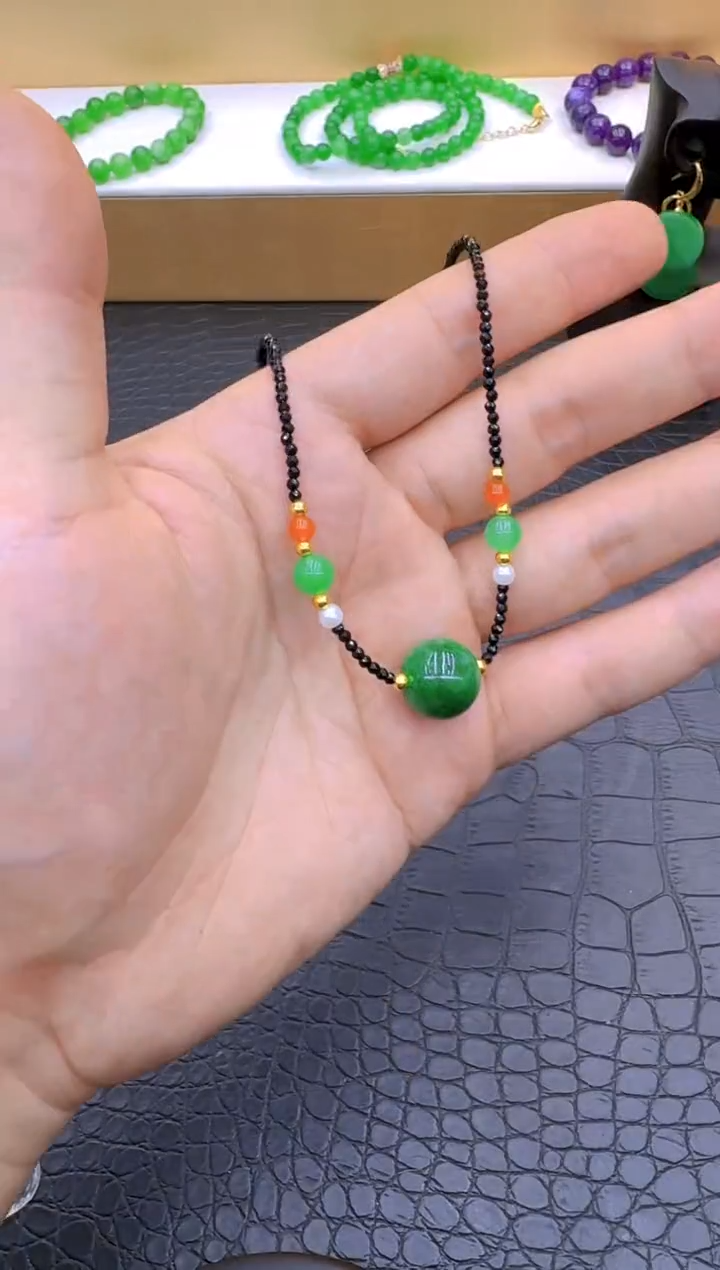 【闪购商品】翡翠颈饰14K金镶嵌620