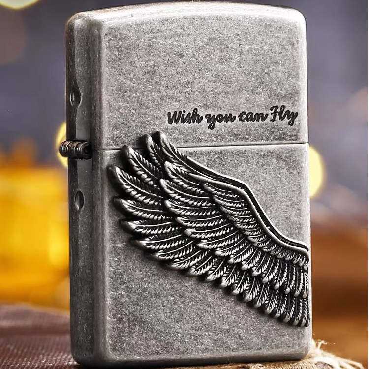 Zippo打火机古银飞得更高55-DY9902TZ