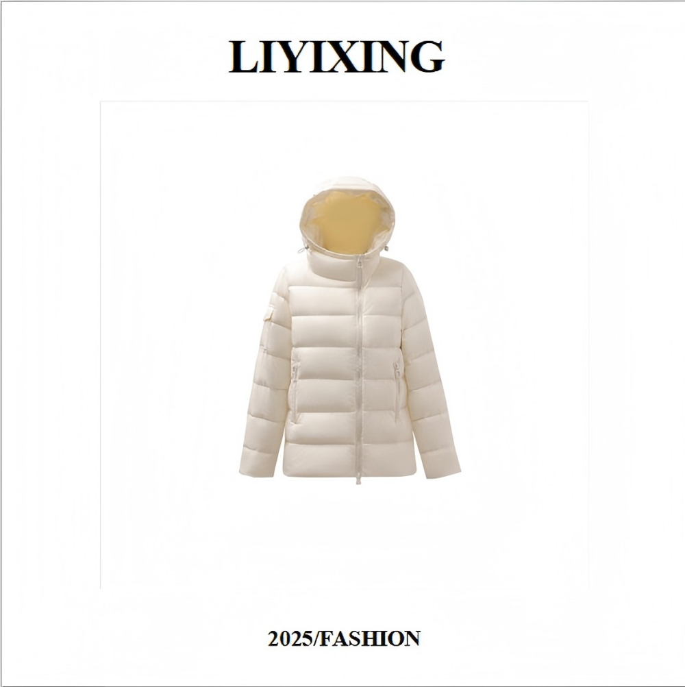 TFK&RDDR 2025冬季蒙家鹅绒服休闲韩系设计感侧拉链羽绒服 709