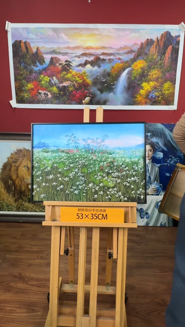 油画【14号】约53*35cm丨朝鲜原创纯手绘孤品油画丨顺丰包邮
