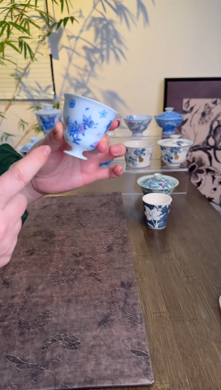 【闪购商品】景德镇斗彩手绘茶杯