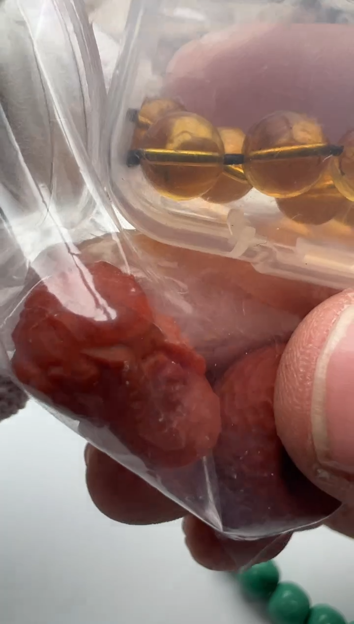 【闪购商品】南红玛瑙三通未镶嵌南红三通