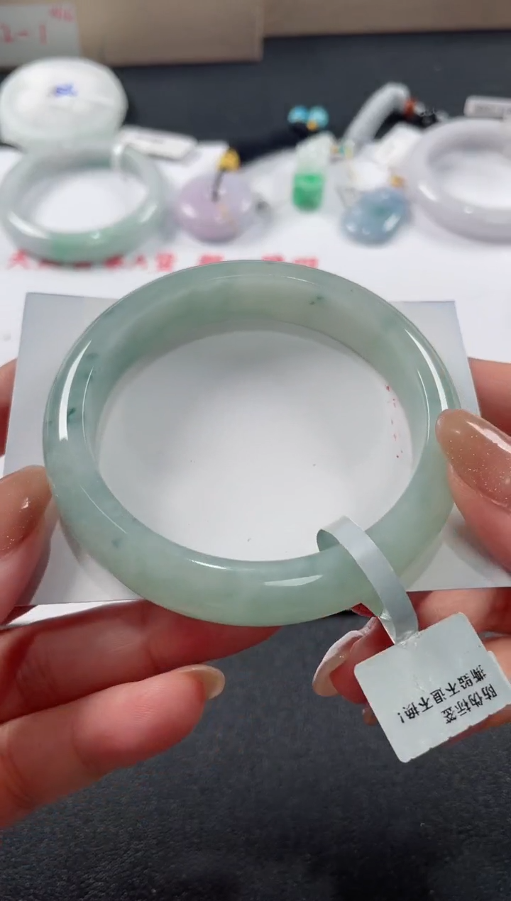 未镶嵌手镯翡翠 基地发货H 0596 57+