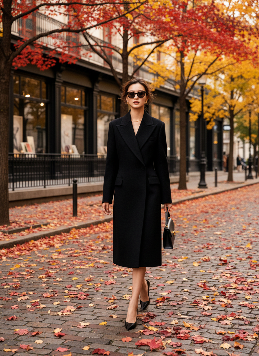 700-7100年编码 高货双面大衣冬季中长款羊毛大衣（链接非图片款）