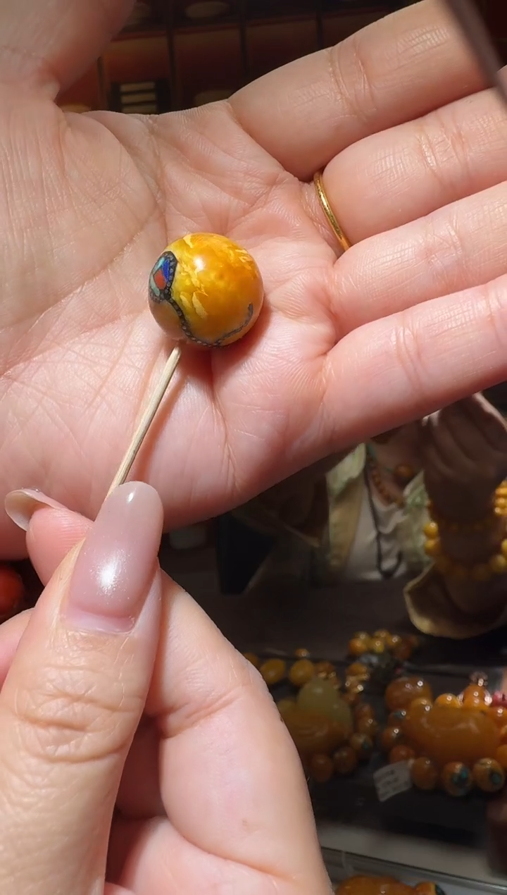 蜜蜡颈饰未镶嵌526天然蜜蜡珠宝奇石全都保真