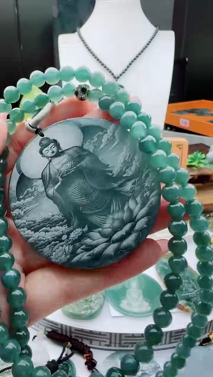 【闪购商品】翡翠颈饰未镶嵌多样性随机一件发货