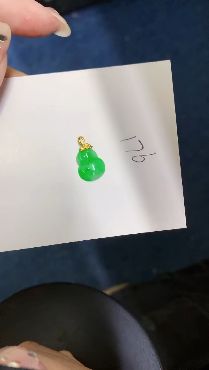 【闪购商品】翡翠颈饰18K金镶嵌0000000000