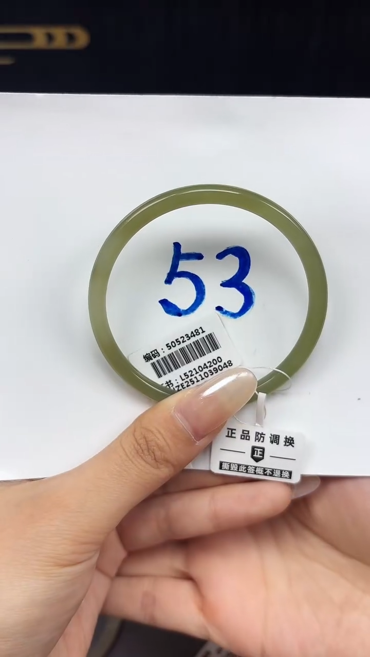 未镶嵌手镯和田玉3481