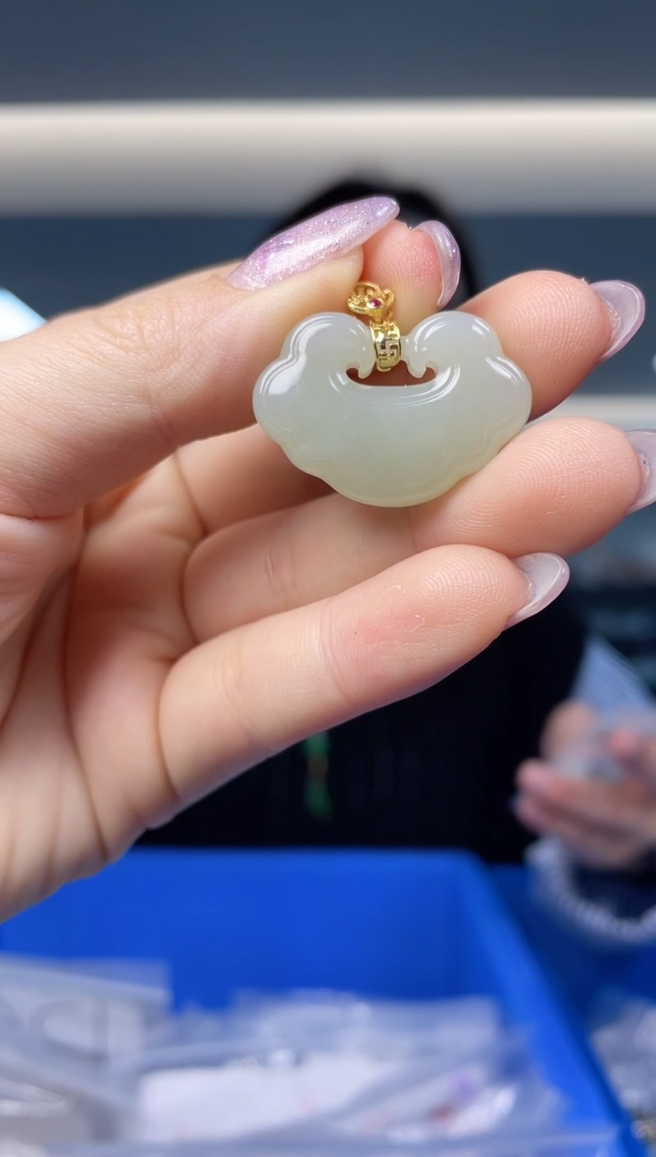 【闪购商品】和田玉`银S925镶嵌多样性发一件