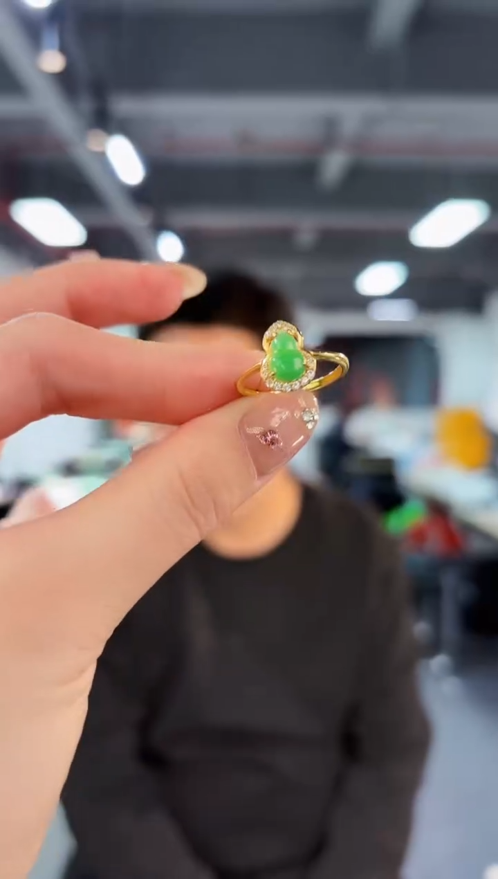 【闪购商品】翡翠戒指未镶嵌缅料A货/支持复检/一件