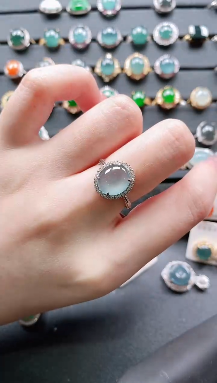 【闪购商品】翡翠戒指银S925镶嵌11111111