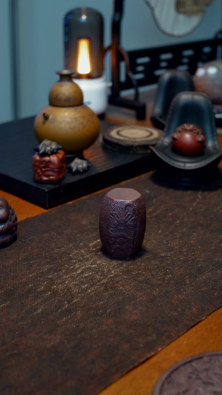 【闪购商品】盖置摆件紫砂泥制作