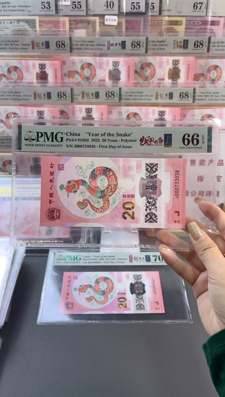 【闪购商品】塑料蛇副司令首日标 PMG66分尾038