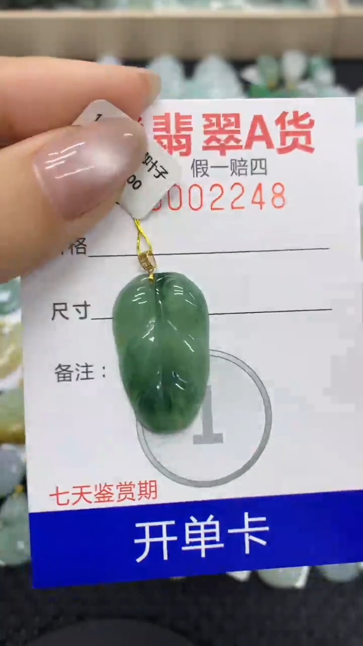 【闪购商品】翡翠颈饰18K金镶嵌11111111111