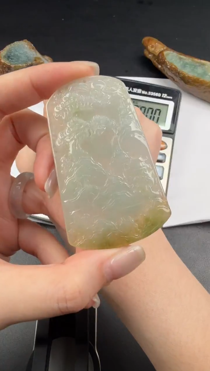 吊坠(不含链)未镶嵌翡翠翡翠饰品-100