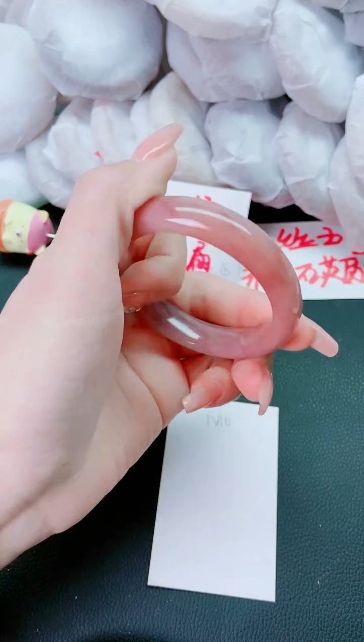 【闪购商品】石英质玉手镯未镶嵌N110-55-54