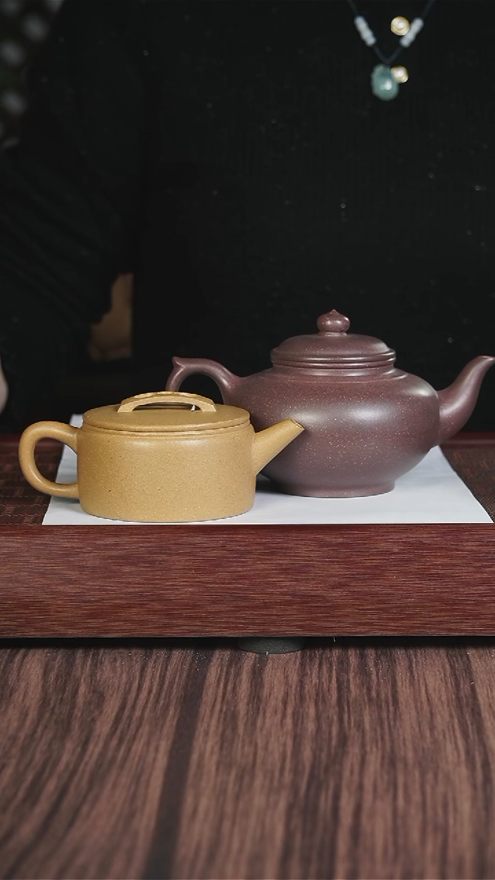 【闪购商品】紫砂茶壶黄金段汉瓦+天青笑樱