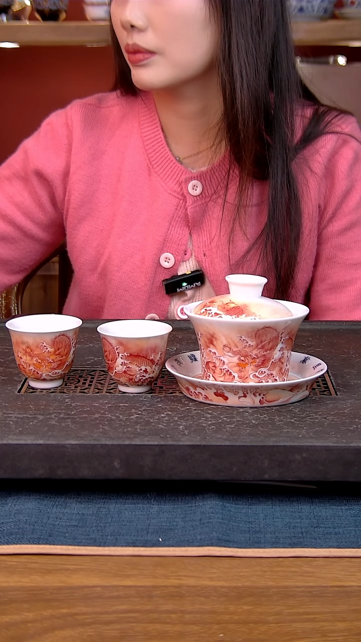 简装家用款3件套 白瓷陶瓷茶具