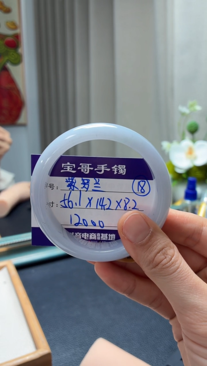 未镶嵌手镯翡翠翡翠手镯18号