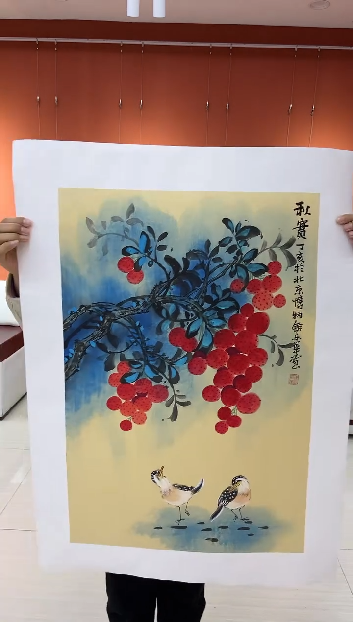 【闪购商品】国画郑乐华手绘绘画作品25-2
