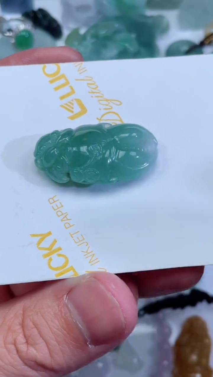【闪购商品】翡翠颈饰未镶嵌蟹钳
