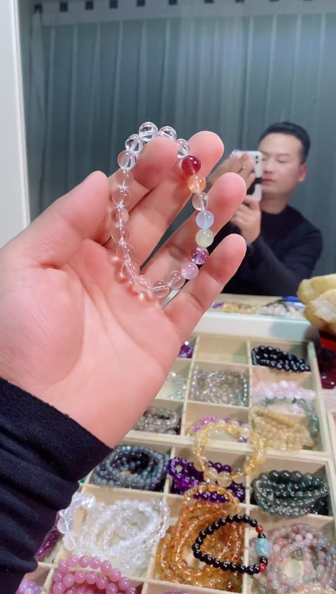 【闪购商品】水晶手链未镶嵌多宝9M+ (多样性发其一）