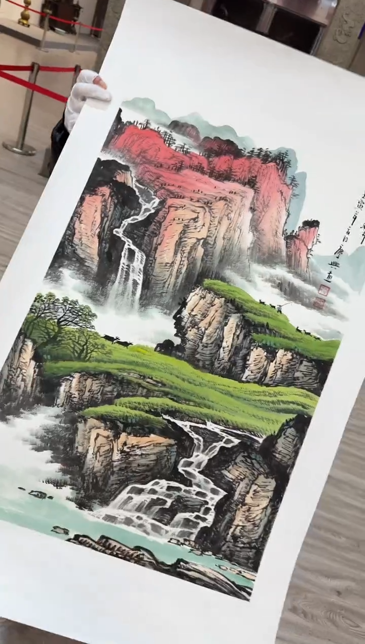 国画13赵隆轩美术馆李庆兴老师作品