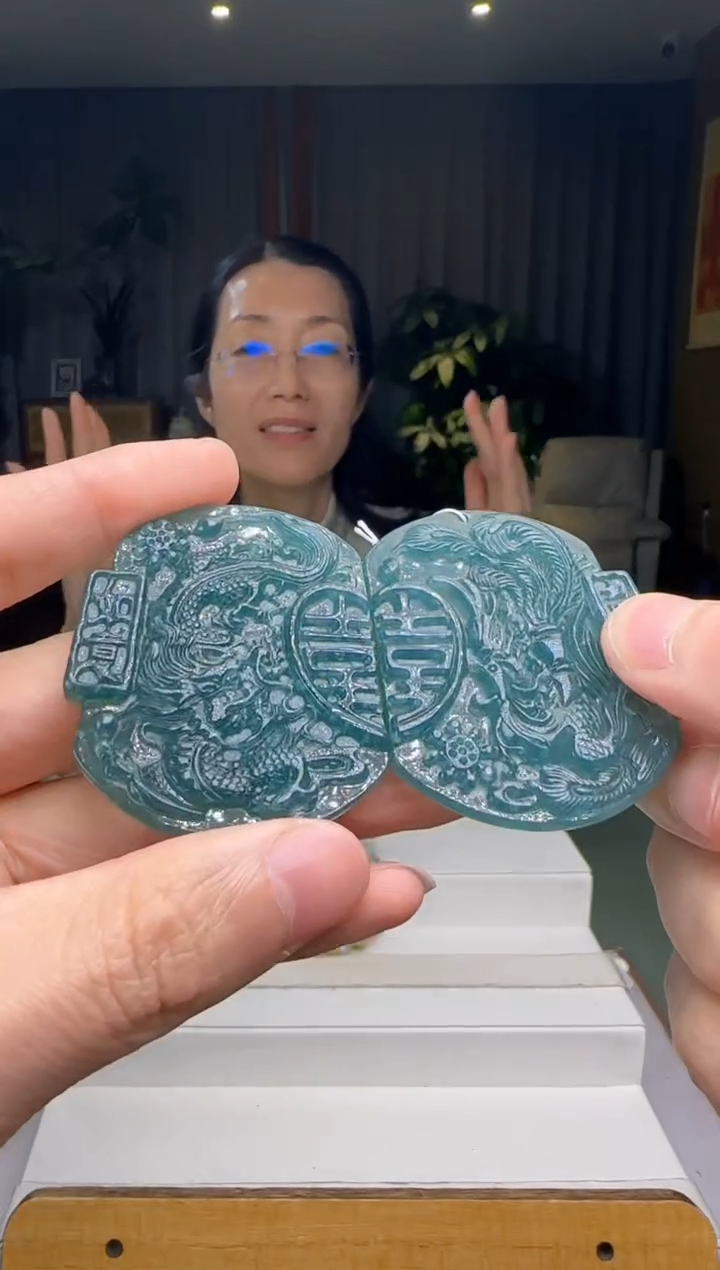 【闪购商品】翡翠吊坠(不含链)未镶嵌多样性发一对DY@@WS1WX26867