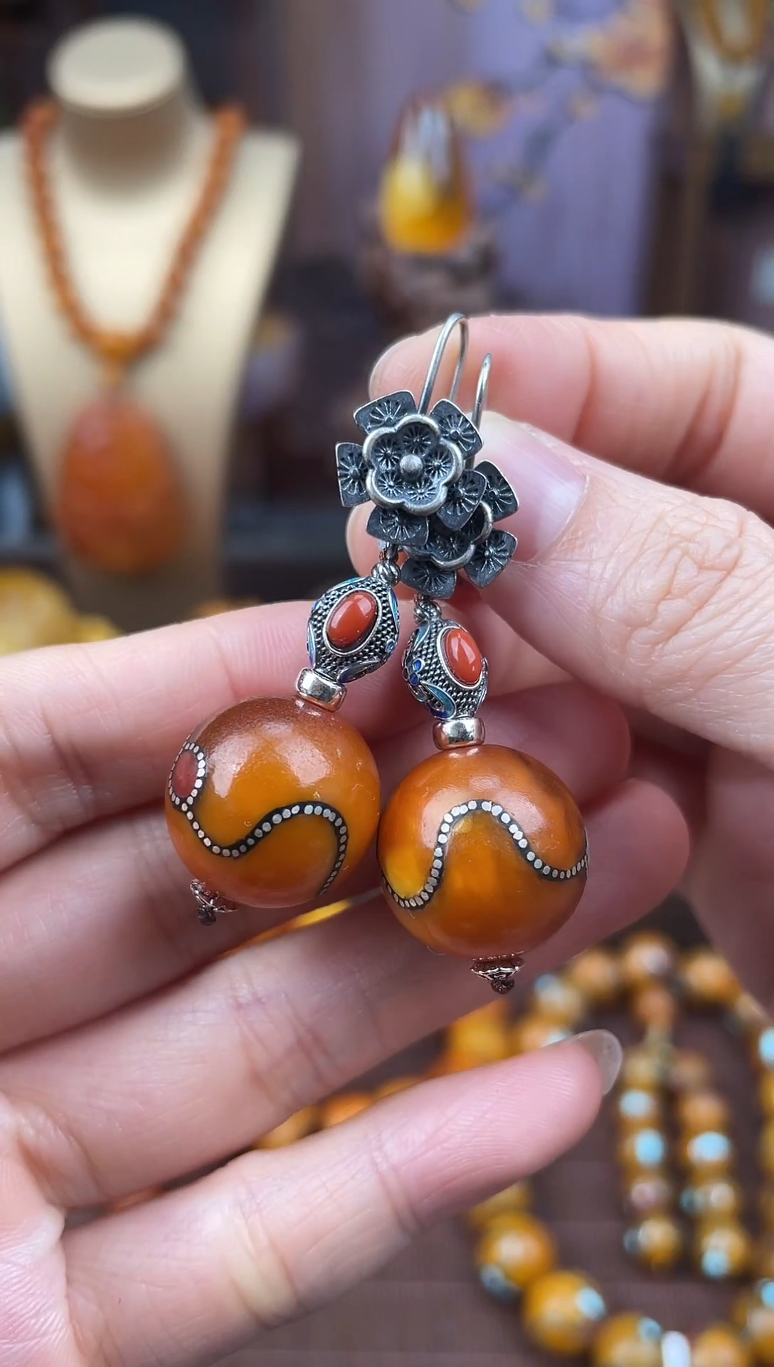 裸石琥珀未镶嵌多样性发货1，假一赔4