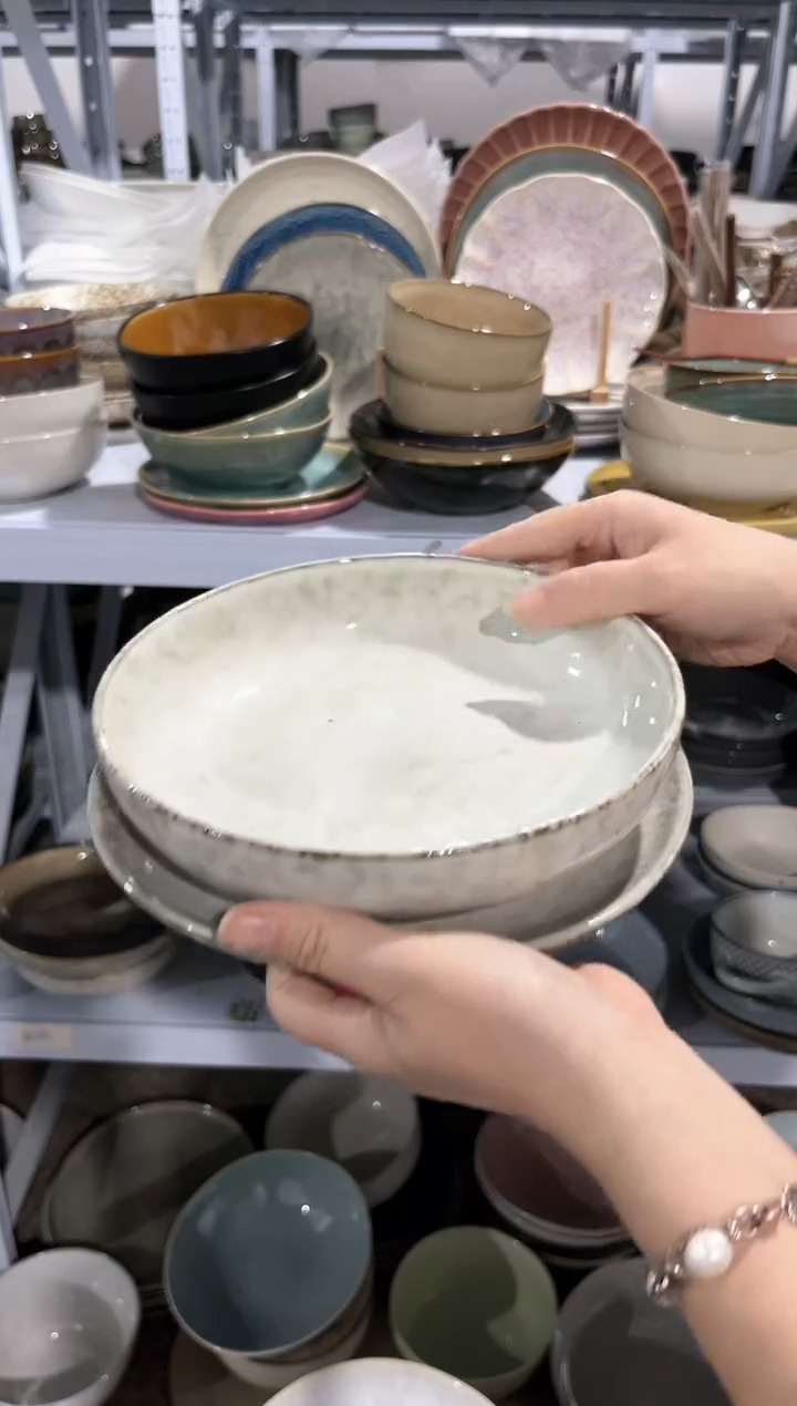 【闪购商品】瓷片外贸尾货微瑕满20包邮X2 深盘小盘