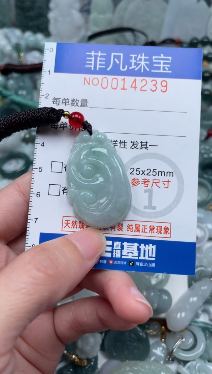 颈饰未镶嵌翡翠14239
