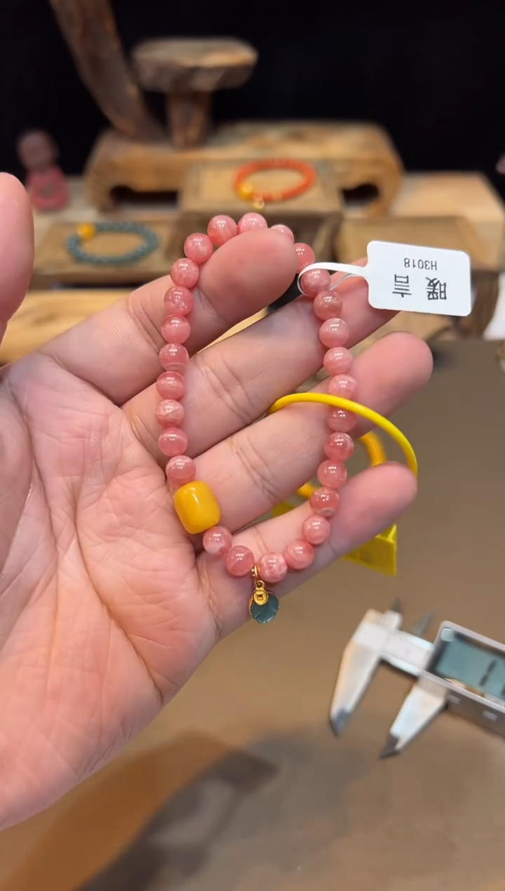 未镶嵌菱锰矿手饰手饰@@H3018